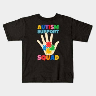 Autism Support Squad Kids T-Shirt